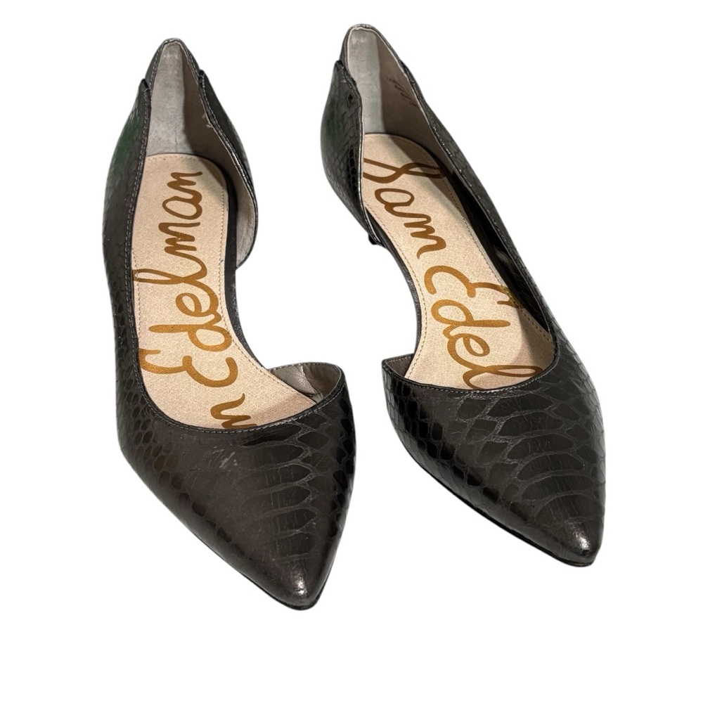SAM EDELMAN - THE LINDA - VIV d’ORSAY STYLE - SIZE 9 - LEATHER UPPER - Picture 1 of 13
